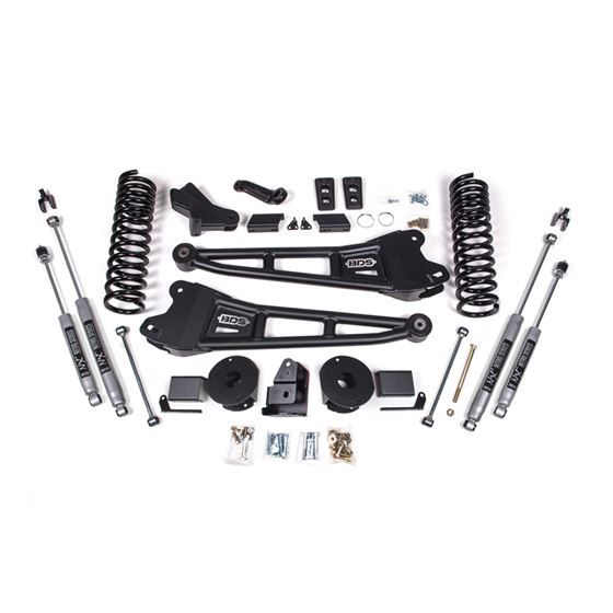 4 Inch Lift Kit w/ Radius Arm - Ram 2500 w/ Rear Air Ride (14-18) 4WD - Diesel (1773H)