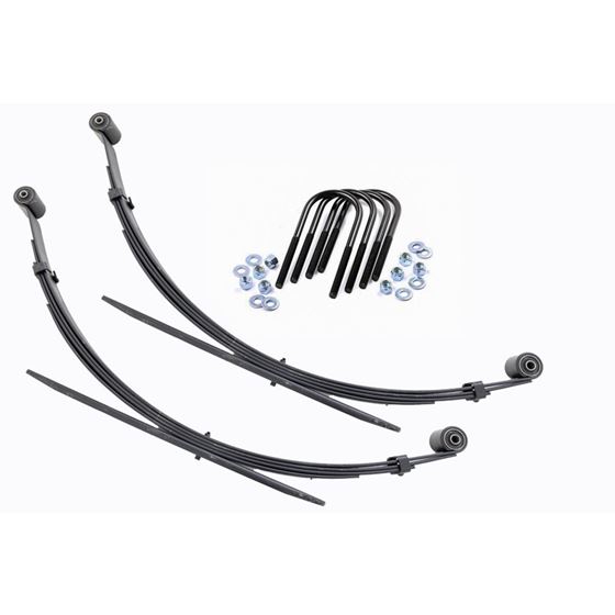 Rear Leaf Springs 4 Inch Lift Pair 99-04 Ford Super Duty 4WD (8066Kit) 1