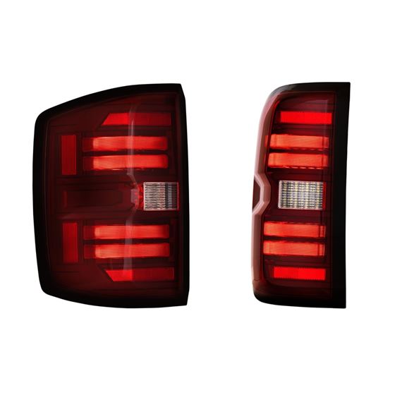 XB LED Tail Lights: Chevy Silverado (14-19) (Pair / Red) (Gen 2) (LF728) 3