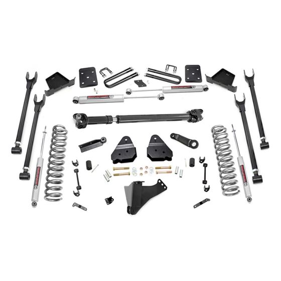 6 Inch Ford 4-Link Suspension Lift Kit 17-19 F-250/350 4WD w/Front Drive Shaft Diesel 4 Inch Axle w/