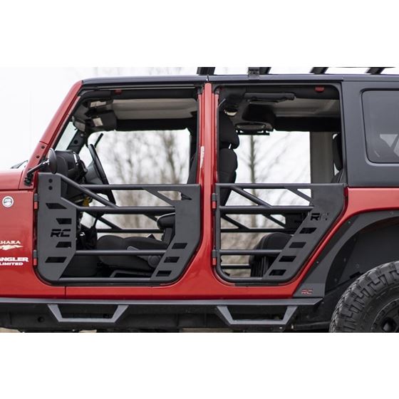 Jeep Front and Rear Steel Tube Doors 0718 Wrangler JK 1