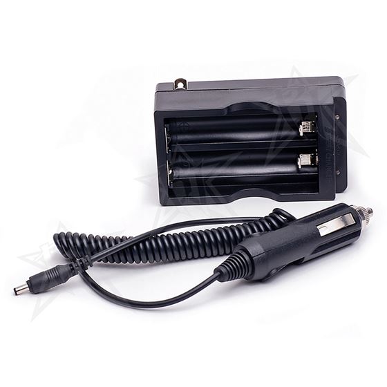 RIGID AC/DC Dual Battery Charger for 18650 Li Ion Battery 1