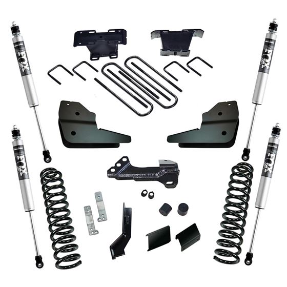 4" Lift Kit - 23 F250/350 4WD w/ Diesel Engine - w/ Fox 2.0 Shocks (K1028F) 1