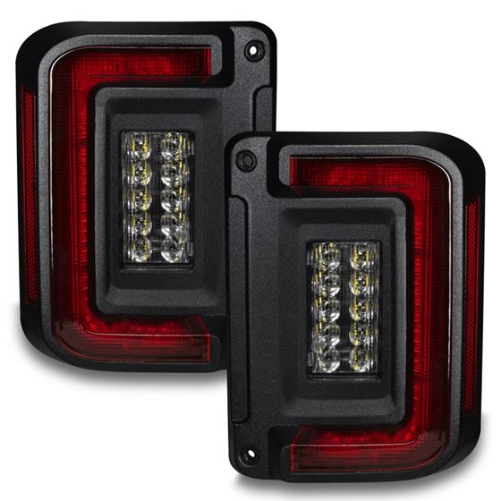 Flush Mount LED Tail Lights for Jeep Wrangler JK (5891-504) 1