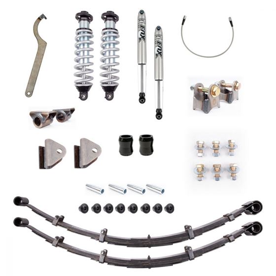 9804 Toyota Tacoma PRO Kit w Expedition Leaf Springs and Fox Shocks 1