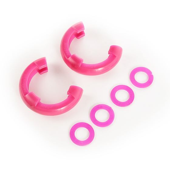 D-Shackle Isolator Kit Pink Pair Fits all 3/4 Inch