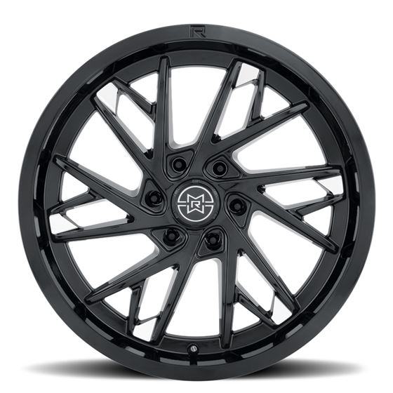 MR801 20x9 0mm Offset 6x135 87mm Centerbore Gloss Black Milled (MR80129016500) 1