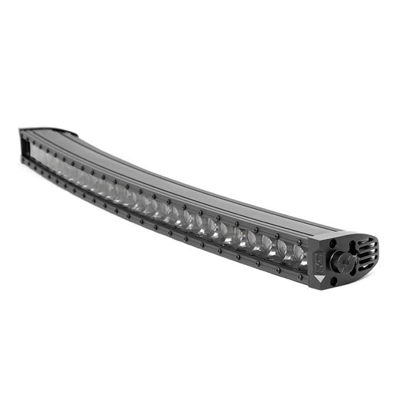 30 Inch Curved CREE LED Light Bar Single Row Black Series wCool White DRL 1