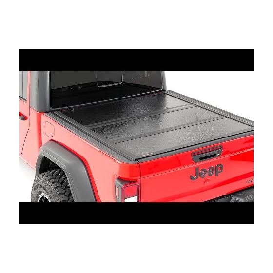 Jeep Low Profile Hard TriFold Tonneau Cover 20 Gladiator 5 Foot Bed 3