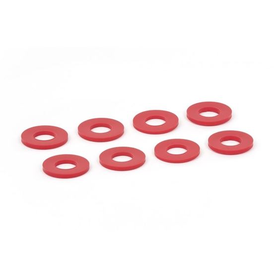 D-RING  Shackle Washers Set Of 8 Red 1