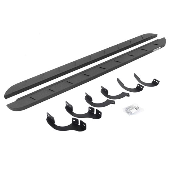 63442568ST RB10 Slim Line Running Boards with Mounting Brackets Kit