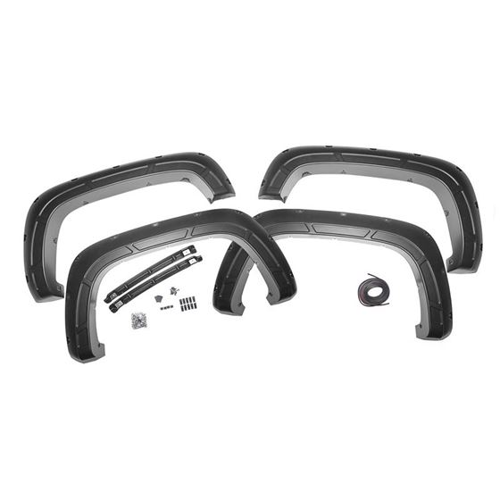 Fender Flares Defender GBA Black Chevy Silverado 2500 HD/3500 HD (20-24) (A-C12011-GBA) 1