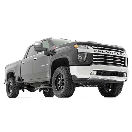 3 Inch Lift Kit w/ Overloads Chevy Silverado and GMC Sierra 2500HD 2WD/4WD (2020-2024) (97730RED) 3