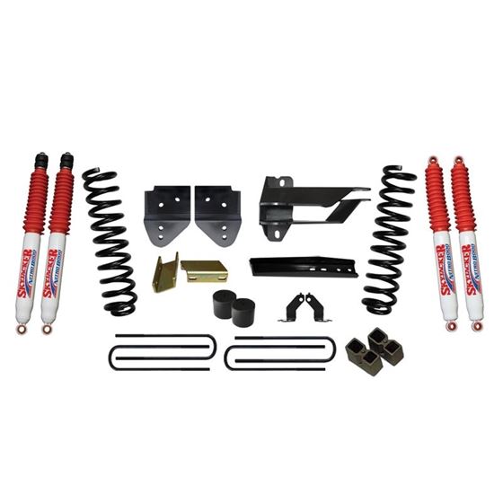 Lift Kit 4 Inch Lift 1719 Ford F350 Super Duty Includes Front Coil Springs Bump Stop Spacer Relocati