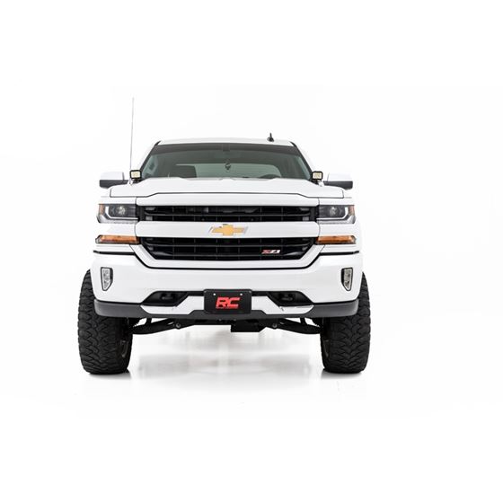 LED Ditch Light Kit 2in Black Pair Flood Chevy/GMC 1500 (14-18 and Classic) (71053) 3