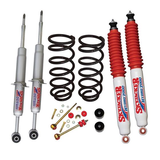 Suspension Lift Kit wShock 3 Inch Lift 0319 Toyota 4Runner Incl Front Struts Front Diff Drop Kit Rea