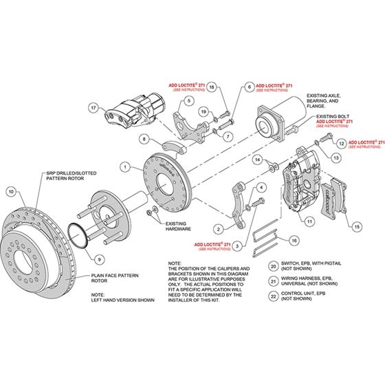 Forged Dynapro Low-Profile Rear Electronic Parking Brake Kit 3