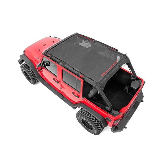 Mesh Bikini Top Plus Black Jeep Wrangler Unlimited 2WD/4WD (2007-2018) (85110) 1