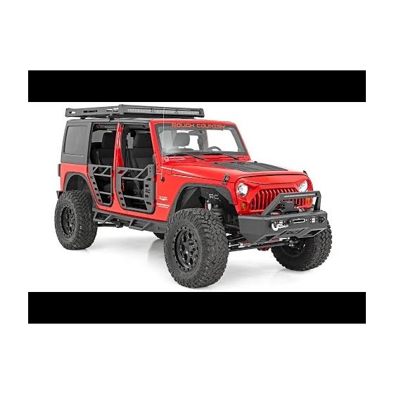 Jeep Roof Rack System wBlackSeries LED Lights 1820 Wrangler JL 1