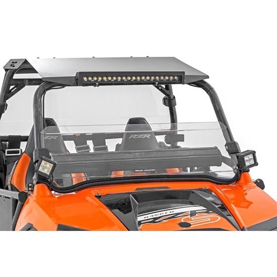 Half Windshield Scratch Resistant Polaris RZR 800 (98111411) 1