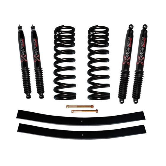 F100 Suspension Lift Kit 7072 Ford F100 wShock Black MAX Shocks 152 Inch Lift Incl Front Coil Spring