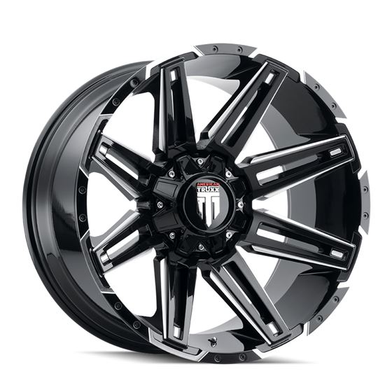BOOM (AT1903) BLACK/MILLED 20 X9 5-127 -12MM 78.1MM (AT1903-2973M-12) 1