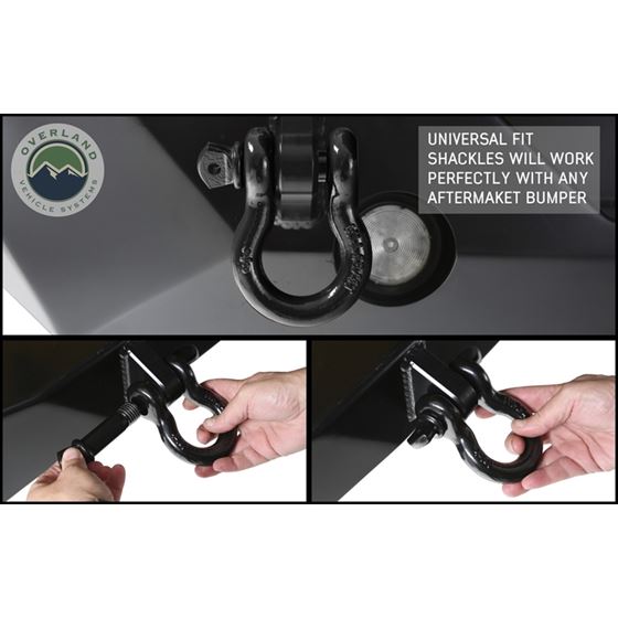 Recovery Shackle 34 475 Ton  Black 3