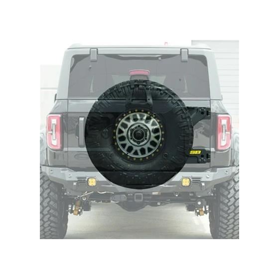 Smittybilt 2021+ Ford Bronco HD Pivot Tire Carrier for 40" Tire (6143)