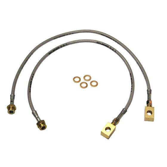 Ford Stainless Steel Brake Line 8089 BroncoF150 Front Lift Height 48 Inch Pair Skyjacker 1