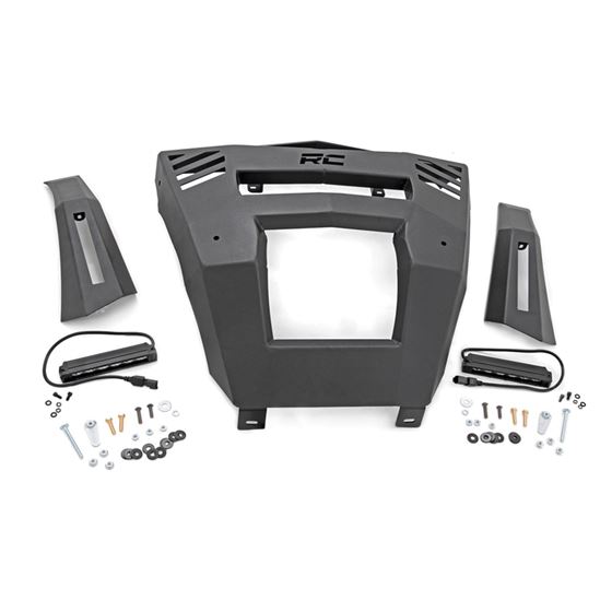 Bumper Front 6" Black Slimline LED Pair Can-Am Defender HD 8/HD 9/HD 10 (97068) 1