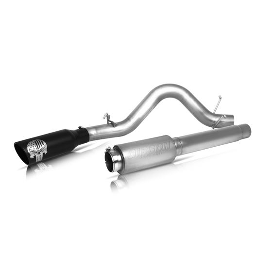 Gibson Performance Exhaust Patriot Skull Cat-Back Single Exhaust System