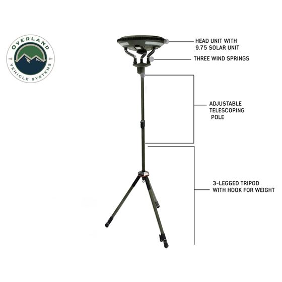 Wild Land Camping Gear - UFO Solar Light Pods and Speaker (15049901)