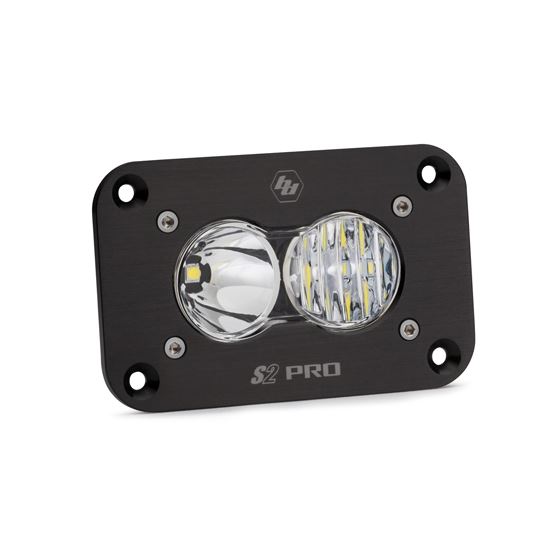 LED Work Light Flush Mount Clear Lens Driving Combo Pattern S2 Pro 1