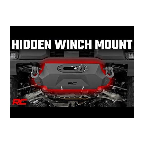 Hidden Winch Mount with 12000S Winch 21-22 Ford Bronco 4WD (51059) 1