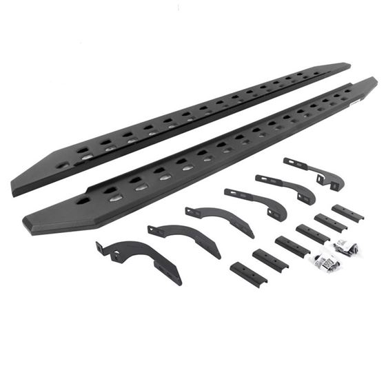 RB20 Slim Line Running Boards with Mounting Brackets Kit 1