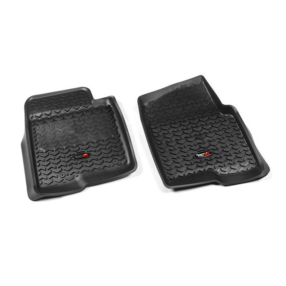 Floor Liners Front Black; 11-14 Ford F-150
