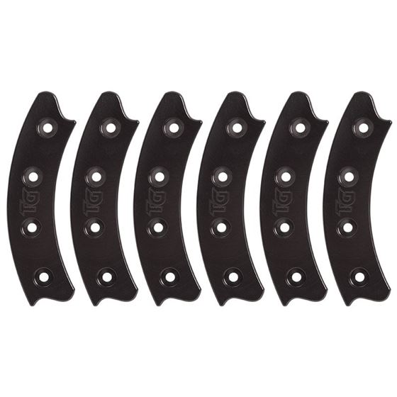 Beadlock Ring Segmented 17 Inch Black Set Of 6 1