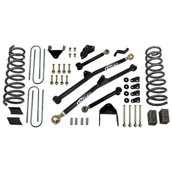 45 Inch Long Arm Lift Kit 0708 Dodge Ram 25003500 with Coil Springs Fits Vehicles Built July 1 2007