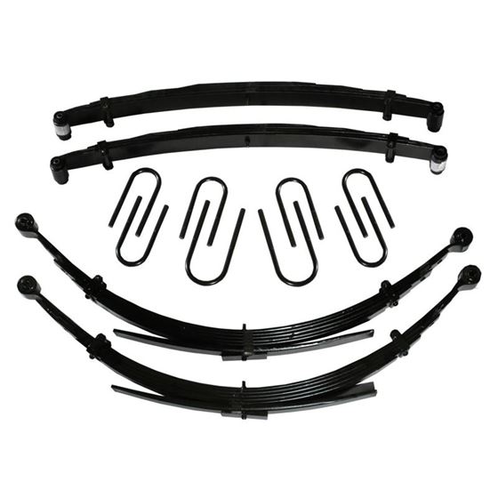 Lift Kit 6 Inch Lift For Use w52 Inch Rear Springs Includes FrontRear Leaf Springs FrontRear U Bolt