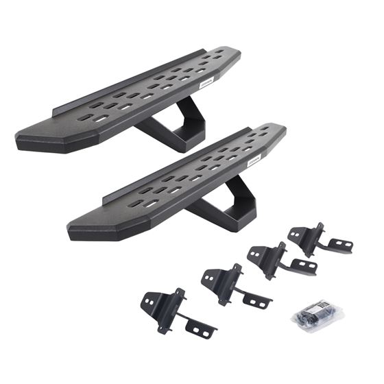 RB30 Running Boards with Mounting Brackets 1 Pair Drop Steps Kit (6969264810PC) 1