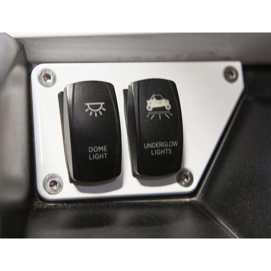 Left Side 2 Switch Dash Plate for Polaris RZR Bl-3