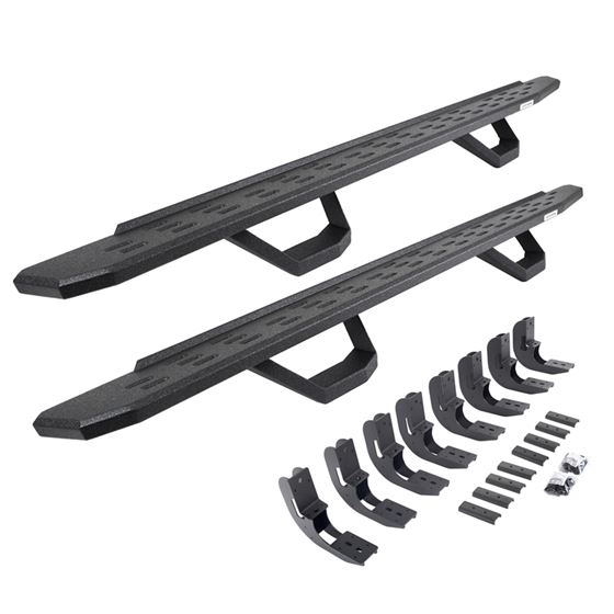 RB30 Running Boards with Mounting Brackets 2 Pairs Drop Steps Kit (6960488720T) 1