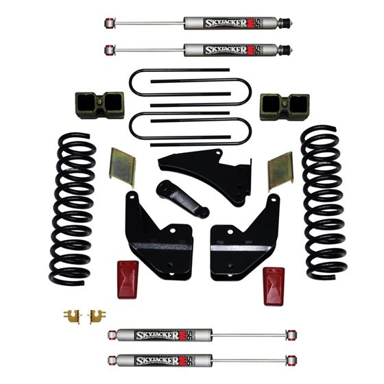 Suspension Lift Kit wShock M95 Performance Shocks 354 Inch Lift 1319 Ram 3500 Incl Front Coil Spring