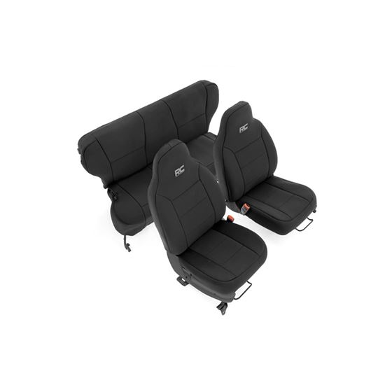 Seat Covers Non Detach Headrest FR and RR Jeep Cherokee XJ 2WD/4WD (97-01) (91022) 1