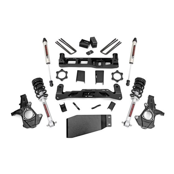 5 Inch Suspension Lift Kit wV2 Shocks and Struts 0713 SilveradoSierra 1500 4WD 1