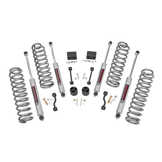 2.5 Inch Lift Kit Coils Jeep Wrangler Unlimited 4WD (2018-2023) (67731) 1