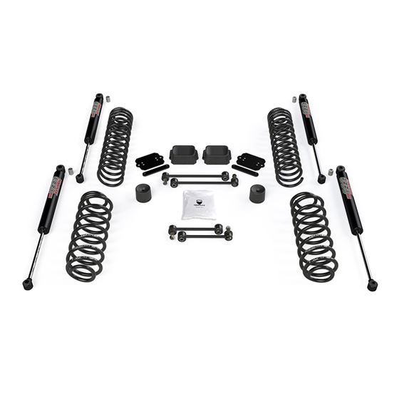 Jeep JL Coil Spring Base 2.5 Inch Lift Kit and 9550 VSS Twin Tube Shocks 1