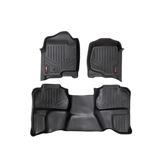 Floor Mats FR and RR Ext Cab Chevy/GMC 1500/2500HD (07-14) (M-20712) 1