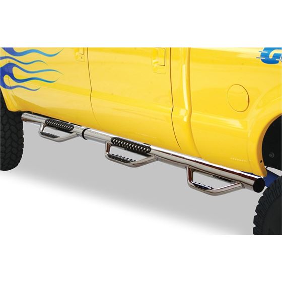 Dominator D3 Wheel-to-Wheel Side Steps W/Brackets - Diesel - EXT Cab - Long Bed (D36046PS) 1