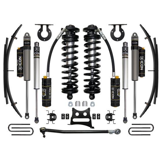 17-22 Ford F250/F350 2.5-3" Lift Stage 4 Coilover System w/ Leaf Springs (K63144L) 1